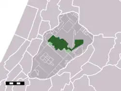 Lage von Hoofddorp in der Gemeinde Haarlemmermeer