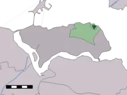 Lage von Colijnsplaat in der Gemeinde Noord-Beveland