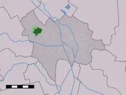 Lage von Vleuten in der Gemeinde Utrecht