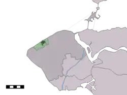 Lage von Domburg in der Gemeinde Veere