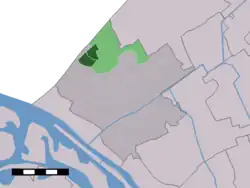 Lage von Monster in der Gemeinde Westland