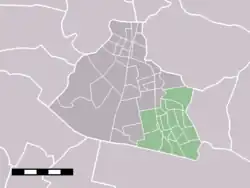 Lage von Zaandam in der Gemeinde Zaanstad