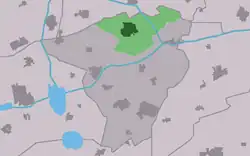 Lage von Buitenpost in der Gemeinde Achtkarspelen