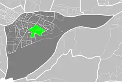 Lage von Dubbeldam in der Gemeinde Dordrecht
