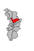 Lage des Kantons Malzéville im Arrondissement Nancy