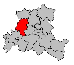 Lage des Kantons Dompaire innerhalb des Arrondissements Épinal