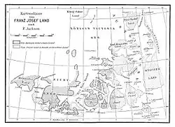 Jacksons vorläufige Karte von 1897