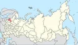 Lage innerhalb Russlands