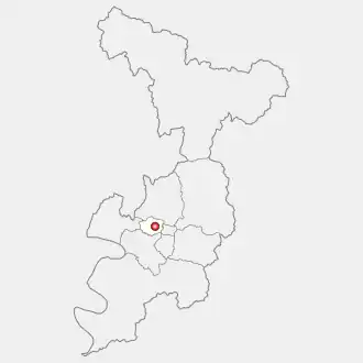 Lage von Seo-gu in Daegu