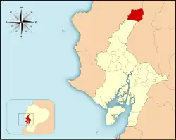 Der Kanton El Empalme in der Provinz Guayas