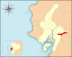 Der Kanton El Triunfo in der Provinz Guayas