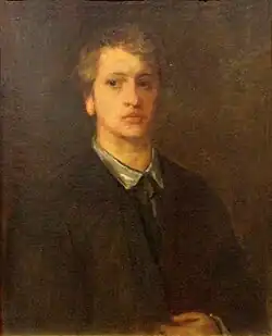 Hans von Marées: Porträt Adolf von Hildebrand, um 1868