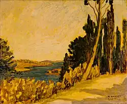 Paysage turc (Eyoub), 1930, Öl