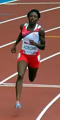 Margaret Adeoye Rang acht in 23,34&nbsp;s