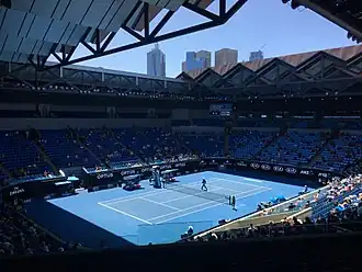 Die Margaret Court Arena, der drittgrößte Platz der Anlage, über 7.500&nbsp;Plätze