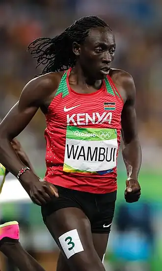 Margaret Wambui – ausgeschieden als Siebte in 2:03,52&nbsp;min