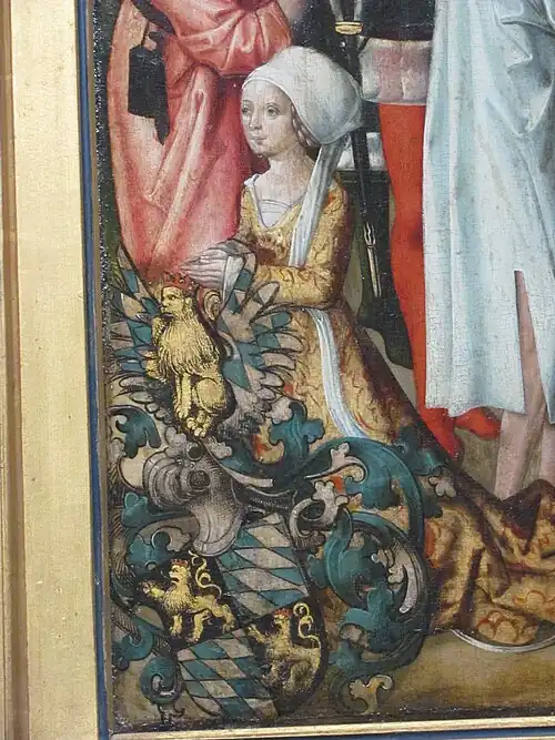 Pfalzgräfin Margarethe von Pfalz-Mosbach als „Stifterin“