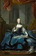 Marie Adelaïde de France mit Notenbuch, Jean-Marc Nattier 1758
