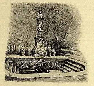 Wallfahrtsbrunnen um 1900