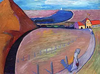 Bahnhof Prerow (Dünenlandschaft) (Marianne von Werefkin)