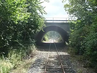E47-Viadukt für Lollandsbanen nördlich von Maribo