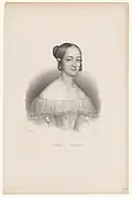 Porträt von Marie Taglioni, ca. 1835–1839, Lithografie von Belliard