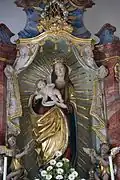 Madonna im Strahlenkranz des Marienaltars