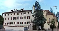 Mariengarten mit Maria-Himmelfahrts-Kirche