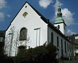 Die Marienkirche in Siegen, Ansicht von Süden