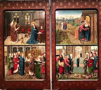 Marienleben: Innenseite rechter Flügel