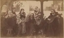 Martin Luther und Philipp Melanchthon im Kreis der Familie (im fünfteiligen Lutherzyklus 1891–1893)