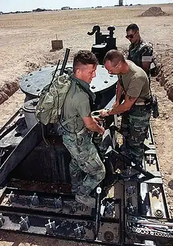 Installation einer Seilfanganlage