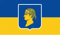 Flagge des Ortes Marken