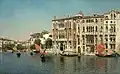 Martín Rico y Ortega - Anblick des Palazzo Cavalli und des Palazzo Barbarigo am Canal Grande
