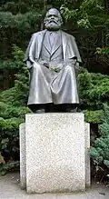 Marx-Denkmal in Karlsbad (2005)
