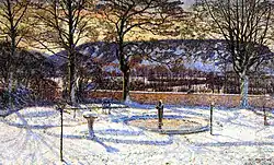 Mary Fairchild Low: Wintergarten in Giverny, um 1902