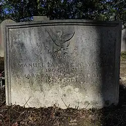 Mary Paravicini-Vogel (1912–2002) Frauenrechtlerin, Politikerin (LDU), Natur- und Tierschützerin, Emanuel Paravicini-Vogel (1904–1983) Anwalt. Grab, Friedhof am Hörnli