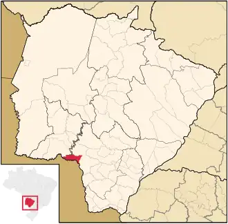 Lage von Antônio João in Mato Grosso do Sul