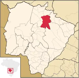 Lage von Camapuã in Mato Grosso do Sul