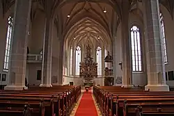 Blick zum Altar.