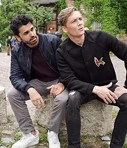 Davis Schulz (l.) und Matthias Schweighöfer (r.), 2018