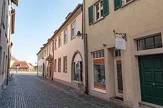 Metzgergasse mit Blick Richtung Main