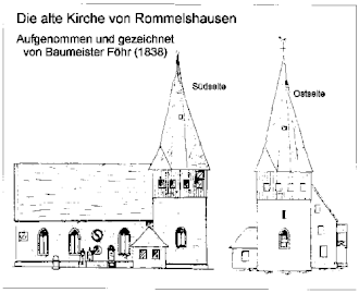 Kirche um 1838