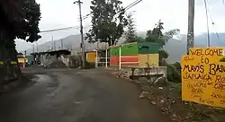 Ortsrand von Mavis Bank