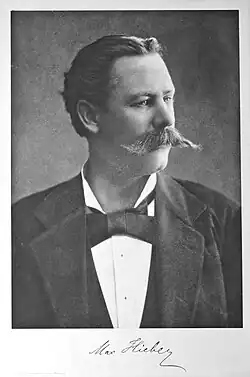 Porträt Max Hiebers im Jahr 1897