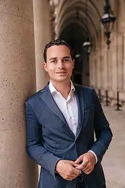 Ein aktuelles Foto(2022) von dem Politiker Maximilian Krauss