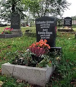 Camilio Mayer (*&nbsp;25.&nbsp;April): Grab in Stedten an der Ilm