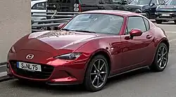 MX-5 RF („Targa“) Vorderseitenansicht