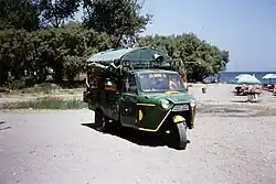 Mazda T1500 als Verkaufsfahrzeug in Griechenland