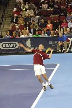 J. McEnroe mit Fußfehler (2007)
